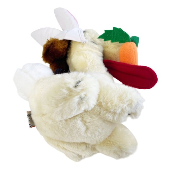 Vintage Dakin Odie Plush Easter Bunny Ears Carrot Dog Garfield Cartoon 1983 8" - Picture 5 of 8